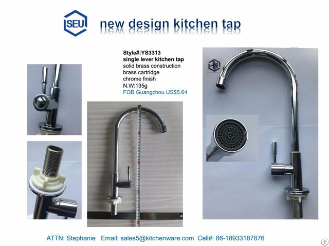 Brass Single Cold Kitchen Tap