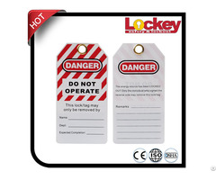 Oem Customized Safety Tags Plastic Tag