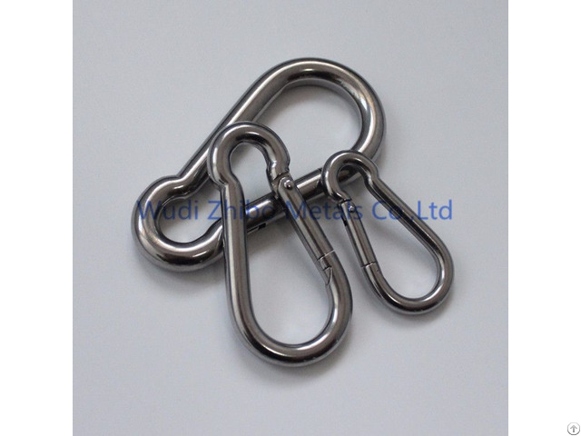 Stainless Steel Carabiner Snap Hook For Camping