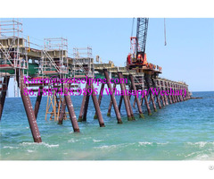 Marine Coastal Tubular Steel Pipe Pontoon Support Piles