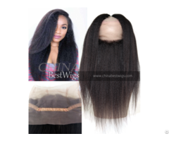 18inch Kinky Straight 360 Lace Frontal