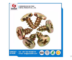 Color Zinc Plated Pan Philip Head Self Tapping Screws