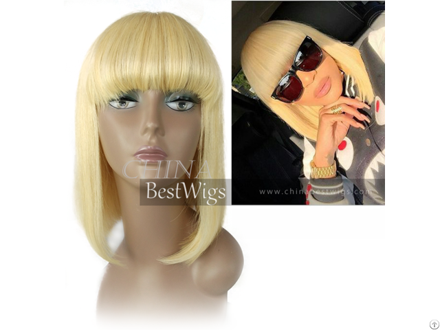 Blonde Human Hair Lace Wigs