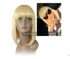 Blonde Human Hair Lace Wigs