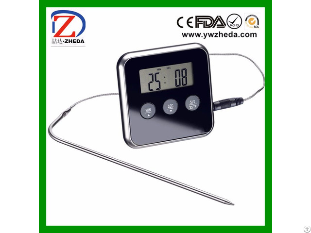 Lcd Dispaly Promotional Digital Wrieless Cooking Thermometer