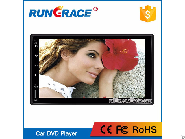 Rungrace Universal Touch Screen Car Dvd Player