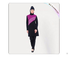 Striped Hijab Swimsuit