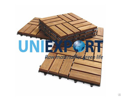 Wooden Top Plastic Base Deck Tile12 Slat
