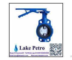 Butterfly Valve Wafer Type Manual Low Temperature Environment