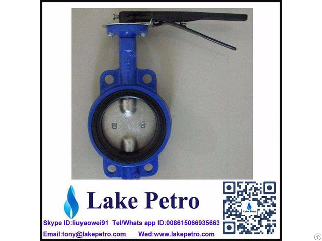 All Size Butterfly Valve Wafer Type Manual Corrosion Resistance