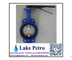 All Size Butterfly Valve Wafer Type Manual Corrosion Resistance