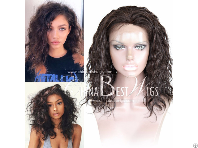 Loose Curl Full Lace Wig Human Hair