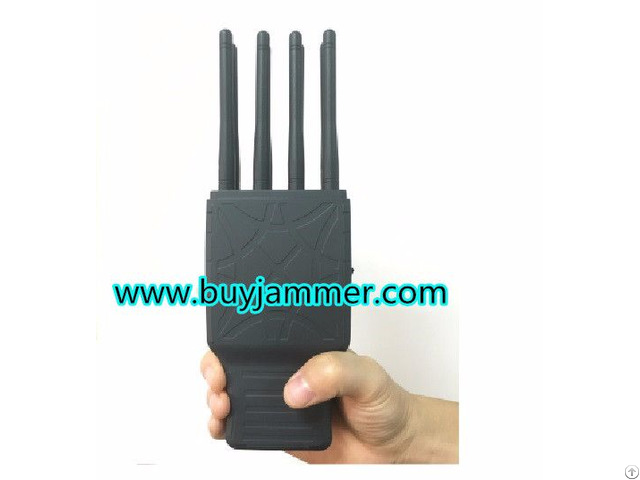 Handheld 6 Bands With Nylon Case Cellphone And Gps Signal Jammer