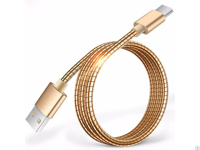 Metal Spring Usb Cable