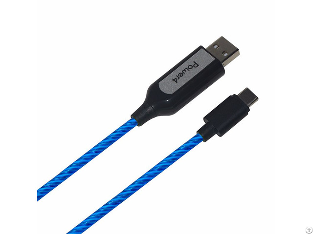 El Visible Light Type C To Usb Flowing Round Cable Lr004