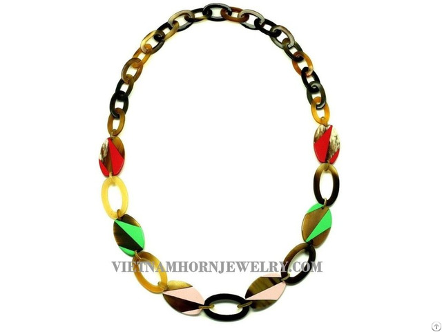 Lacquer Horn Necklace