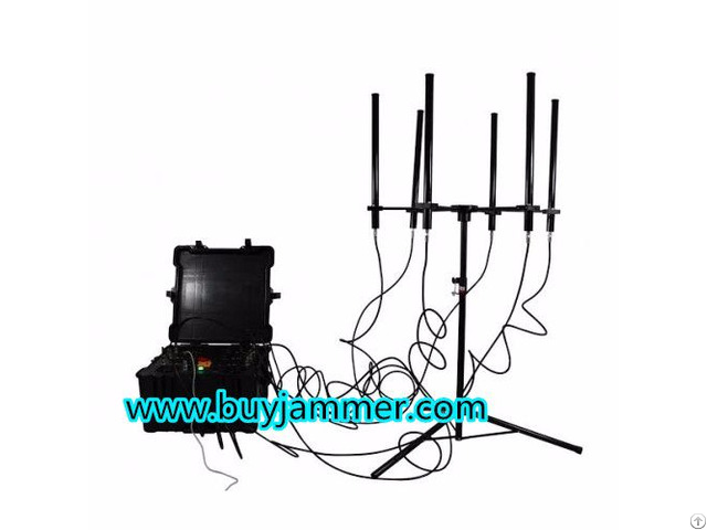 160w 4 8 Bands High Power Up To 1000m Drone Jammer