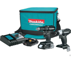 Makita Cx200rb 18v Lxt Sub Compact Brushless Drill Impact Driver Kit