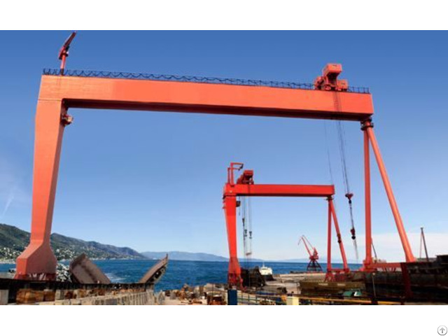 Easy Operation 80 Tons Ship Building Dock Gantry Crane