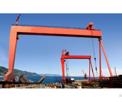 Easy Operation 80 Tons Ship Building Dock Gantry Crane