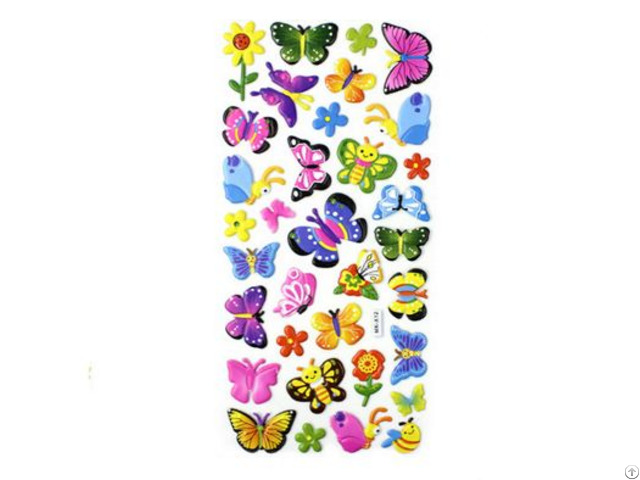 Butterflyanimal Puffy Stickers