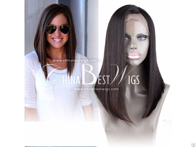 Long Bod Straight Lace Front Wigs