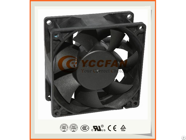 90mm 9238 High Air Flow 12v 24v 48v Dc Brushless Small Axial Cooling Fan 92x92x38