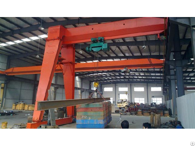 Reasonable Price Electric Hoist Single Box Semi Gantry Crane