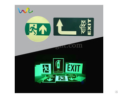 Glow In The Dark Exit Signs Fire Safety Symbol
