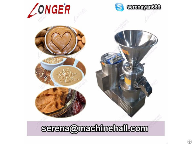 Peanut Butter Making Equipment Groundnut Past Grinding Machine