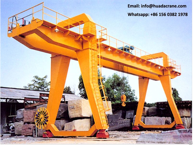 Factory Supply Mg Model Double Girder Magnet Gantry Crane 50t Price