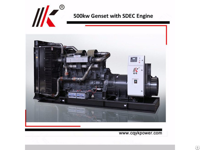 500kw Turbocharged Diesel Gennerator Set Sdec Generating Intercooler Manufacturer