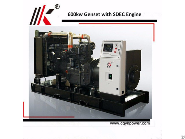 600kw Shangchai Diesel Gennerator Set 12 Cylinder