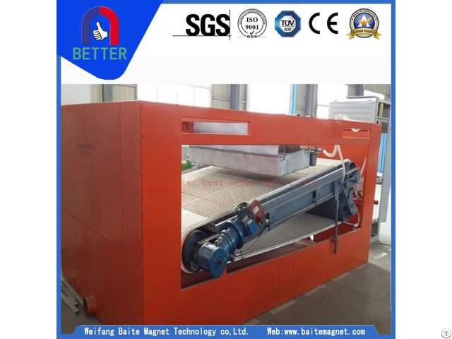 Flat Permanent Magneticseparator For Cement Trading Company