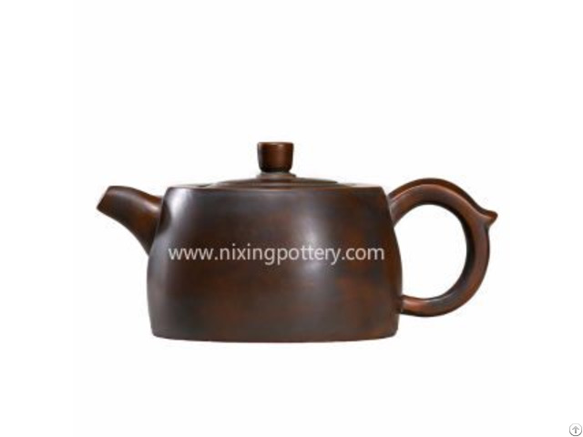 Chinese Qinzhou Nixing Pottery Pure Handmade Brandreth Purple Clay Ore Tea Pot 330ml