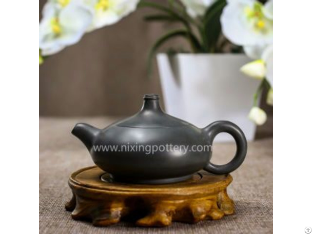 High Quality Pottery Pure Dust Free Sapphire Handmade Maestro Kungfu Tea Pot 120ml