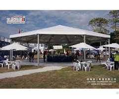 White Roof 16m Decagonal Middle East Circus Tents For Sale