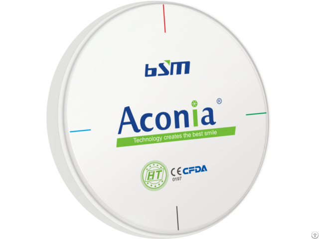 Aconia Zirconia Dioxide Block Ht For Open System Amann Zirkonzahn M5