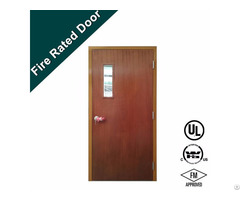 Laminate Surfcae 90 Mins Fire Rated Louvered Wooden Door