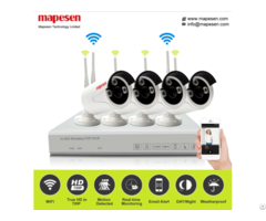 Mapesen 4ch Wireless Hd 960p 1 3mp Wifi Nvr Kit