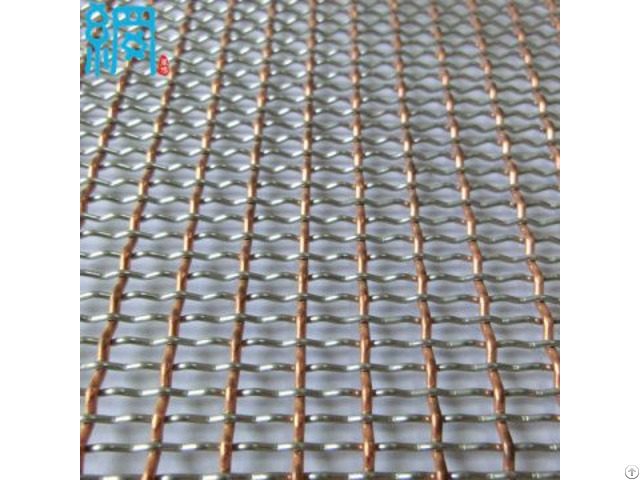 Iron Aluminum Stainless Steel Corrugated Wire Net Iso9001 Factory