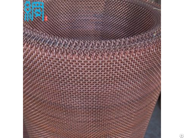 Copper Brass Corrugated Wire Mesh