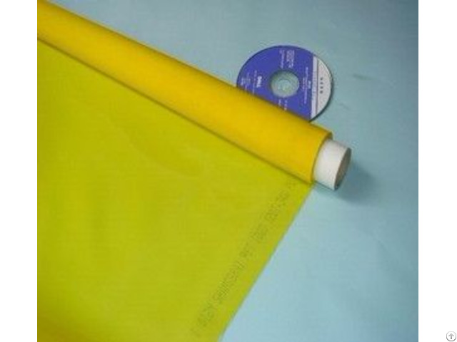 High Tension 43t 110 Mesh White Yellow 100 Percent Polyester Screen