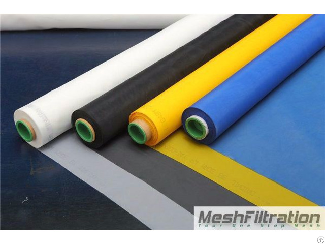 90t 230 Inch Polyester Printing Mesh Fabric Plain Weave Bolting Cloth