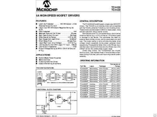 Kynix Pmic Gate Drivers Tc4429cat