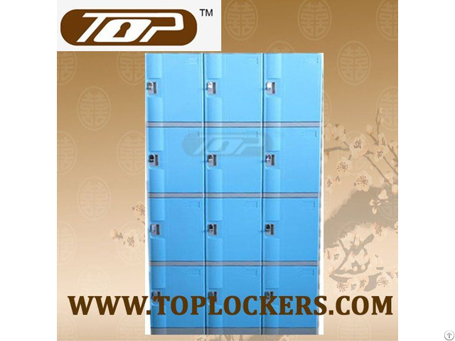 Engineering Abs Four Tier Plastic Cabinet Multiple Locking Options