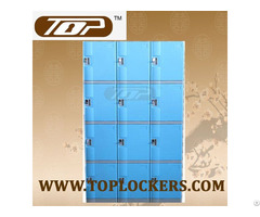 Engineering Abs Four Tier Plastic Cabinet Multiple Locking Options