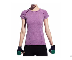Womens Ladies Girls Quick Dry Slim Sport T Shirt Training Top