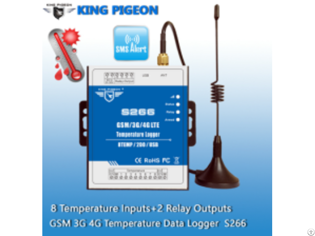 Gsm Sms 3g 4g Temperature Humidity Alarm Controller