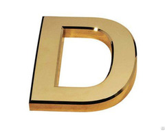 Plastic Abs Letter Badge Molding Ps Hdpe Gold Plating